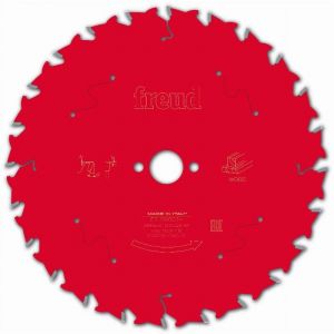 Lame pour scie circulaire portative FREUD - Ø190 2,4/1,6 AL20 Z24 BA 15° - F03FS09714 -FR13W003H
