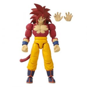 Bandai Dragon Ball Daima Super Saiyan 4 Goku - Figurine Dragon Star 17 cm - Goku SSJ4 et Accessoires - Licence Officielle Dragon Ball - Figurine articul&eacute;e - Jouet Enfant 4 Ans et + - 40737