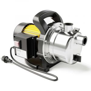 wiltec Pompe de jardin &ndash; 2800 l/h / 600 w &ndash; Hauteur de d&eacute;bit 35 m &ndash; en Acier fin &ndash; pour Eau douce de puits &ndash; avec Poign&eacute;e de transport & Vis de