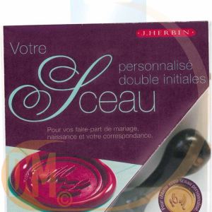 Herbin Sceau Double initiales