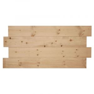 Image de T&ecirc;te de lit en bois Flandes iii ch&ecirc;ne moyen 180x80cm