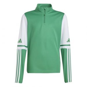 Adidas Mixte Enfant SQUADRA25 Training Top Kids Team Green/White, 9-10 Years