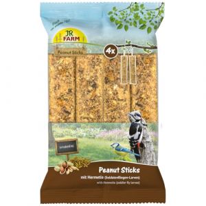 JR Farm Garden Peanut Sticks avec Hermetia (Beurre d'arachide avec Larves de Mouches soldates) 640 g