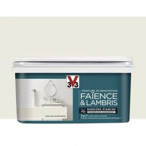 V33 Peinture De R&eacute;novation Fa&iuml;ence & Lambris Voile de coton 2 L