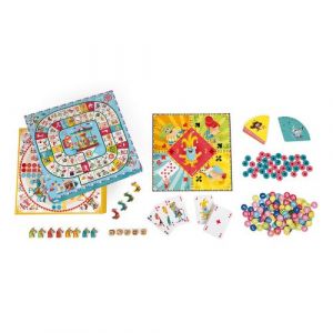 Janod Coffret Multi jeux Carrousel