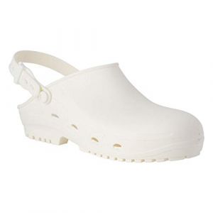 REPOSA Max - Sabot Femme et Homme Léger, Antichoc en Caoutchouc, Sabot Femme Medical Infirmière Unisex, Anatomique, Sangle Rabattable - Chaussure Médicale et Sanitaire avec SRC Semelle Antidérapante