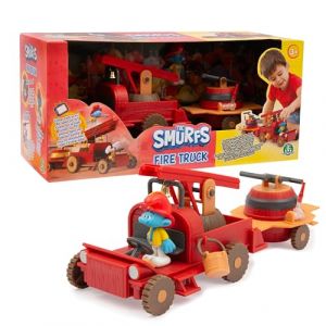 Giochi Preziosi Smurfs- Puffi Les Schtroumpfs - Camion De Pompier Avec Figurine