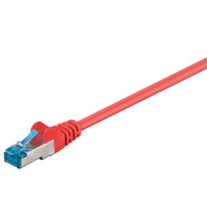 Goobay Câble patch CAT 6A, S/FTP (PiMF), rouge 20 m