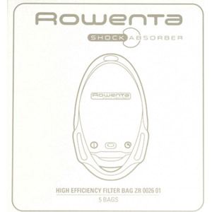 Rowenta ZR002601 - 5 sacs d'origine Shock Absorder pour aspirateurs