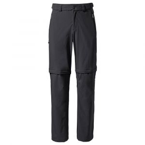 Vaude Farley Stretch T-Zip Pants III - Pantalon convertible taille 54 - Long, noir