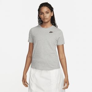 Nike Tee-shirt Sportswear Club Essentials pour femme - Gris - Taille L - Female