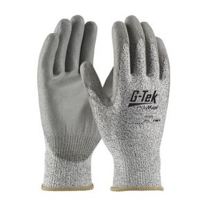 Gants G-Tek POLYKOR enduit polyuréthane anti-coupure C gris T10 - PIP - 16-533-10