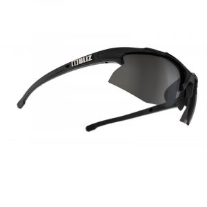 Lunettes bliz hybrid small noir verres smoke verres orange clear