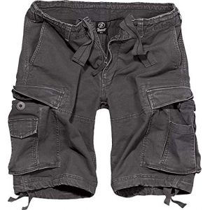 Image de Brandit Basic Vintage Homme Cargo Short - Anthracite, L