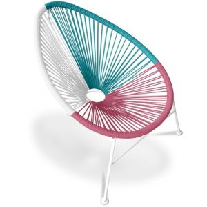 Privatefloor Chaise d'extérieur - Chaise de jardin d'extérieur - Acapulco Multicolore