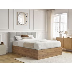 Bobochic Lit coffre kumo 140x190 Gris