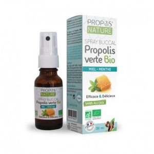 Propos'Nature Spray Buccal Propolis Bio Miel/Menthe 20ml