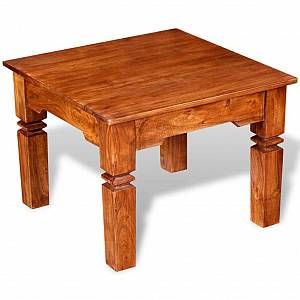 VidaXL Table basse Bois massif 60 x 45 cm