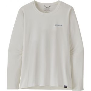 Patagonia Capilene Cool Daily Graphic LS Shirt Waters Women, blanc M T-shirts techniques