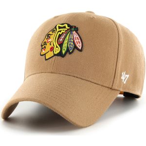 47 Brand Casquette 47 nhl chicago blackhawks mvp snapback camel