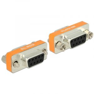 Delock Changeur de genre 65570 VGA Femelle &agrave; Femelle Connecteurs Or