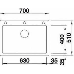 Blanco 523045 BLA EVIER PLEON8 1C SS EGOUT. Produit Neuf ! Garantie 2 ans !