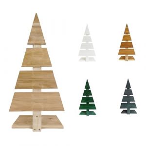 Floranica Décoration de Noël en bois Sapin de Noël Décoration de l'Avent 59x27 cm Non imprégné