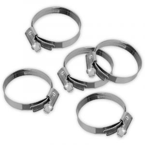 Oc-Pro Colliers de serrage durite tuyau inox a4 aisi316 marin w5 large 12 mm - serrage 12 x 22