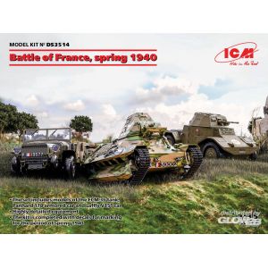 Image de ICM Maquette Bataille de France, printemps 1940 (Panhard 178 AMD-35,FC