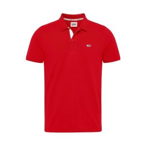 Tommy Jeans T-shirt Polo Homme Ref 56812 xnl Rouge