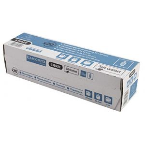Exacompta Bobine pour tickets de carte bancaire 57x30mm - 1 pli thermique 52g/m2 - Safe Contact - Lot de 60