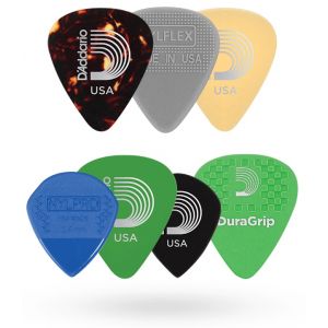 Planet Waves D'Addario 1XVP4-5 lot de 7 médiators - Medium