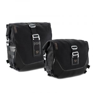 Image de Sw-motech Sacoches cavalières Legend Gear set black Edition (9.8/13.5 litres) avec supports