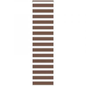 VidaXL Store zèbre marron 60x200 cm largeur du tissu 55,9 cm polyester