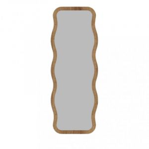 DRAWER Miroir sur pieds en bois 50x160cm - Bois clair - Luna