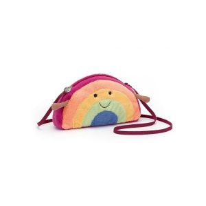 Jellycat Amuseable rainbow bag - l: 5 cm x l: 25 cm x h: 13 cm