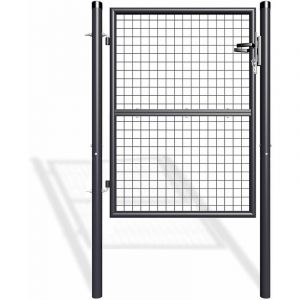 Casanoov - Portillon grillagé 1m olga 100x130cm gris