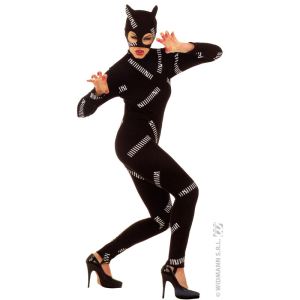 Widmann Déguisement chat Halloween femme (taille S)