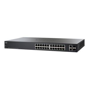 Cisco SF220-24-K9-EU - Commutateur Small Business Smart Plus SF220-24 g&eacute;r&eacute; 24 ports 10/100 et 2 ports SFP Gigabit combin&eacute;