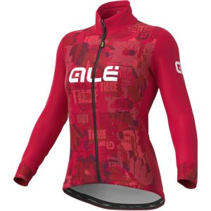 Image de Al&eacute; Cycling Solid Break Jacket Women, rouge L Vestes route