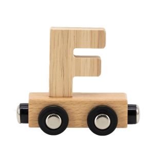 Lettre Train Naturel Lettre F MULTICOLORE Tryco