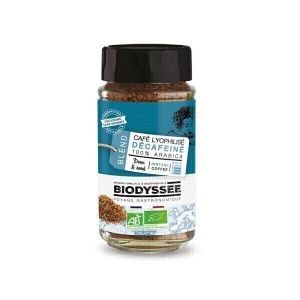 Caf&eacute; lyophilis&eacute; d&eacute;caf&eacute;in&eacute; 100% arabica 100g bio