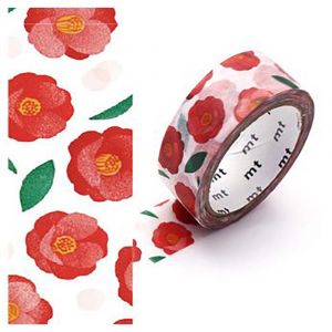 Image de Oz international Masking tape Mariuchikiyu Camelia 5 m
