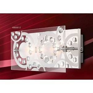 Globo Lighting Applique murale DIANNE Chrome, 2 lumi&egrave;res - Design - Int&eacute;rieur - DIANNE