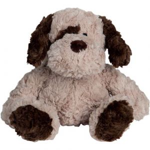 Mbw - Peluche chien 60700 marron clair et marron foncé