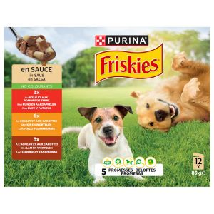 Purina Pâté Pour Chien Adulte À La Viande Et Légumes En Sauce - Les 12 Sachets De 85g