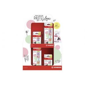 Stabilo Liderpapel - Marqueur boss mini pastellove exposant de 72 unités couleurs assorties