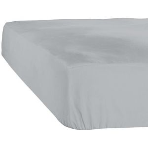 De Witte Lietaer Drap housse jersey bonnet 40 cm Case gris clair - 160x200 cm