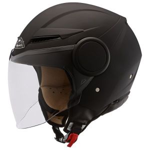 SMK Helmets Streem Solid Motorcycle Helmet Casque de moto Noir L