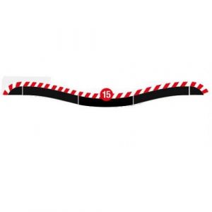 Carrera Bande de Bord pour Chicane (3 pi&egrave;ces)